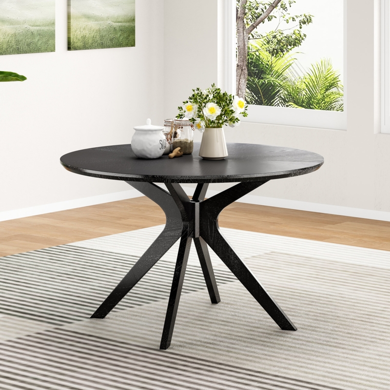 Bergmans Round Solid Wood Dining Table