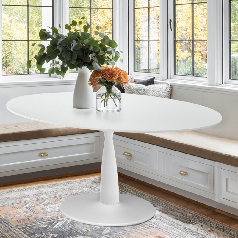 Bernabeu 59 Inch Oval Dining Table