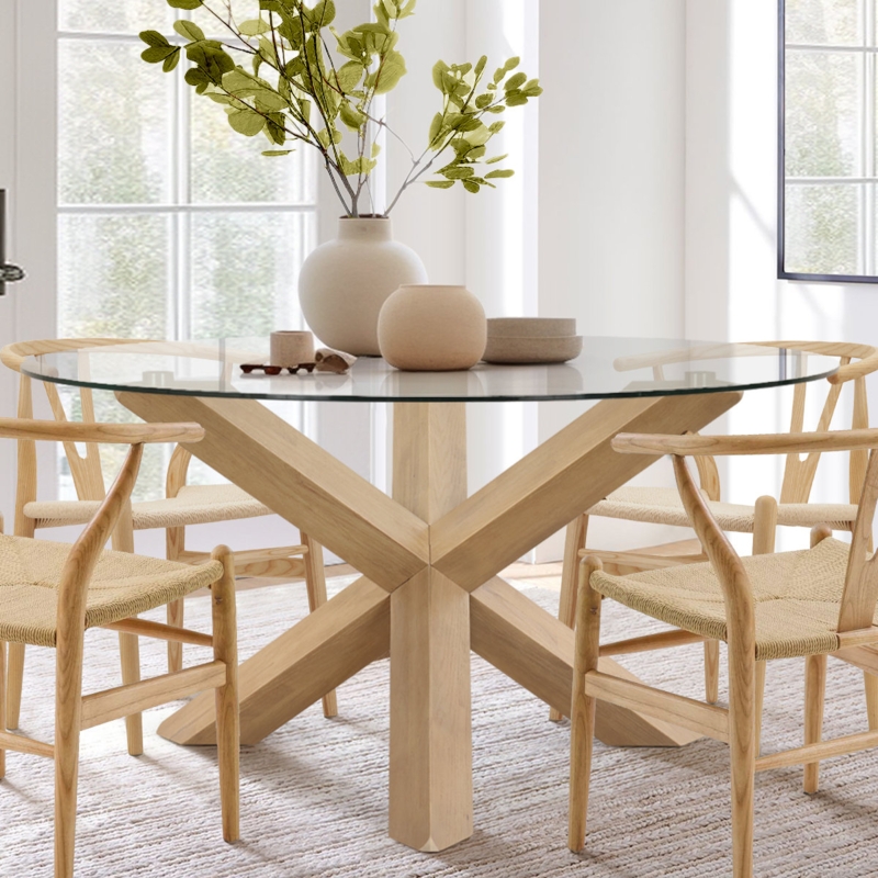 Betthezel 54" Pedestal Dining Table
