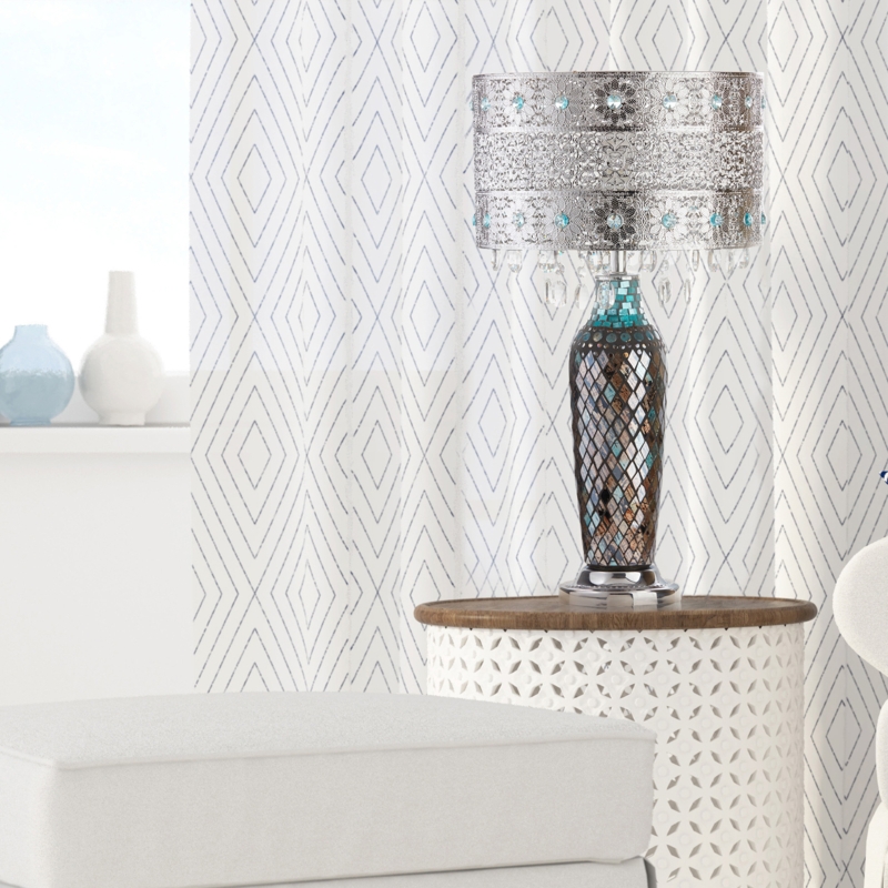 Betton 24.2" Cascading Jewel Mosaic Table Lamp