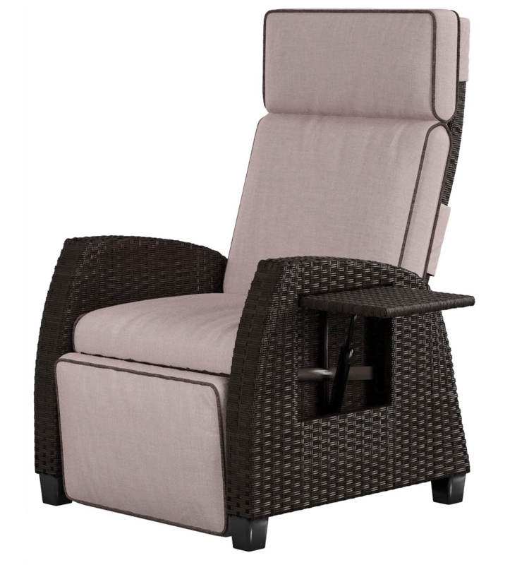 Bexar Recliner Patio Chair With Cushion