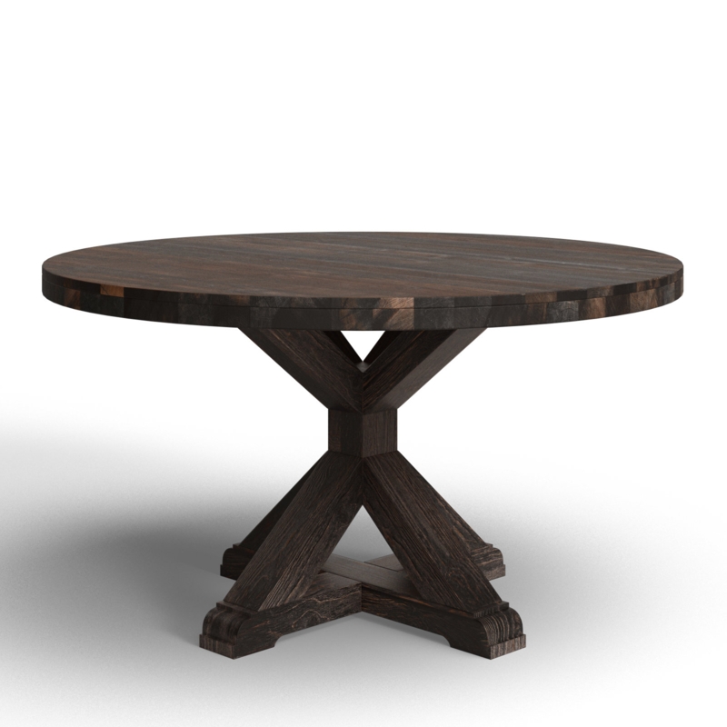 Bianca Round Solid Wood Dining Table