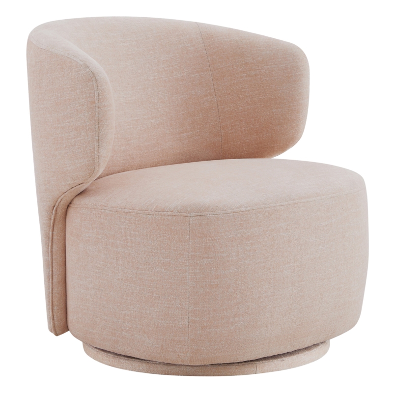 Boros Modern Swivel Barrel Accent Chair