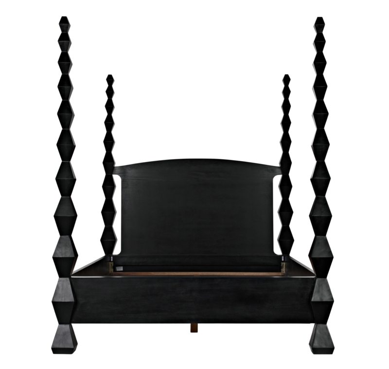 Brancusi Solid Wood Four Poster Bed