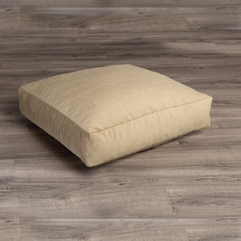 Brio Large Dcor Floor Pillow / Meditation Yoga Cushion, Plush Microvelvet
