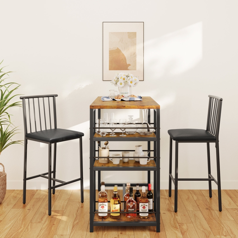 Brune 2 - Person Dining Table Set
