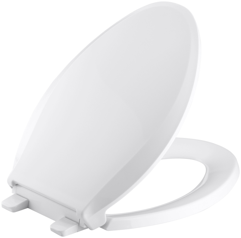 Cachet Quiet-Close with Grip-Tight Elongated Toilet Seat