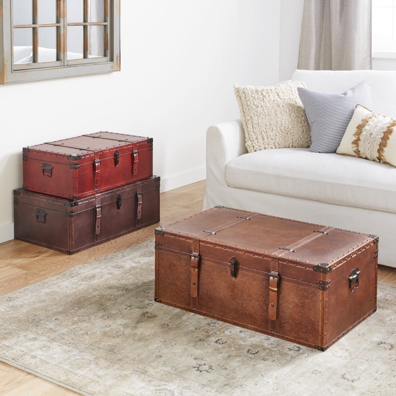 Cantrell 3 Piece Vintage Trunk