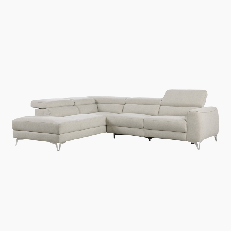 Capriles 2-Piece Upholstered Power Reclining Sectional with Left Chaise