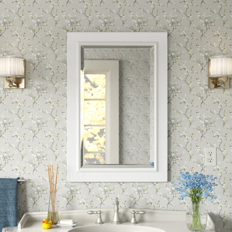 Carminda Wood Convex Wall Mirror