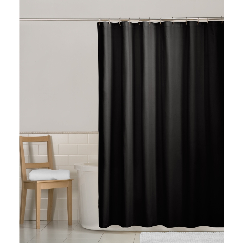 Carnell Water Repellent Fabric Single Shower Curtain Liner