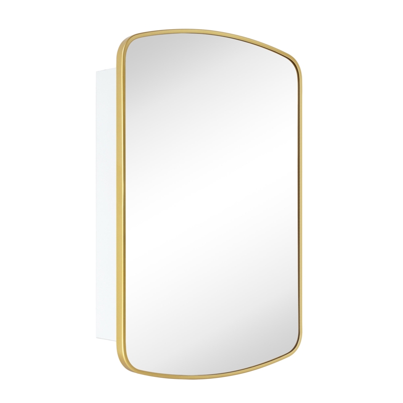Castorina 18'' W 27'' H Medicine Cabinet with Mirror 3 Shelves