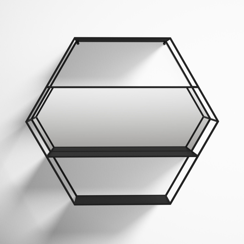 Celestia 3 Piece Hexagon Accent Shelf