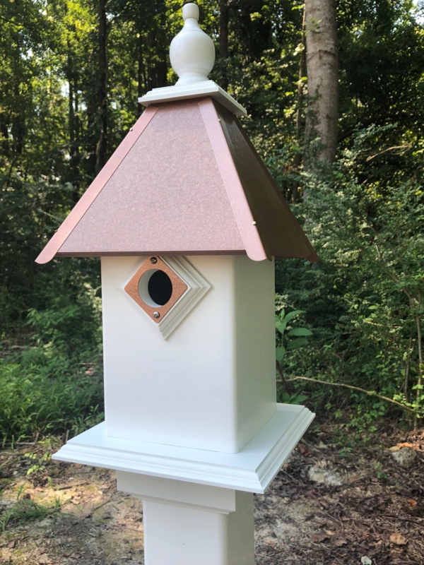 Chadron 22'' H x 13.25'' W x 13.25'' D Post Birdhouse