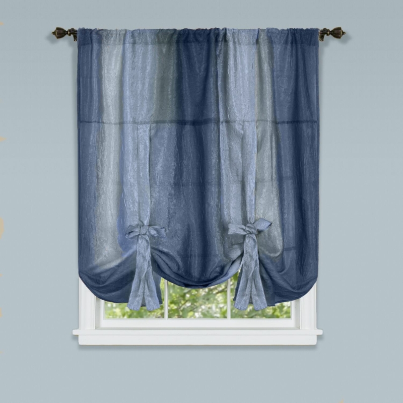 Clarisse Tie-Up 50'' W Window Valance