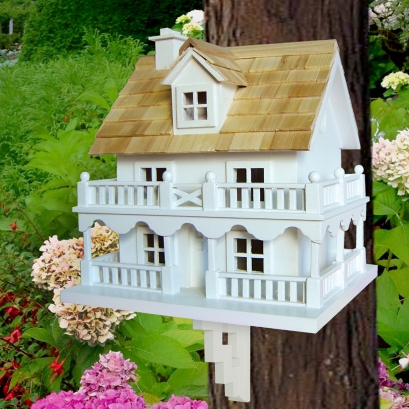 Classic Series Novelty Cottage 11 in x 10 in x 9 in Birdhouse