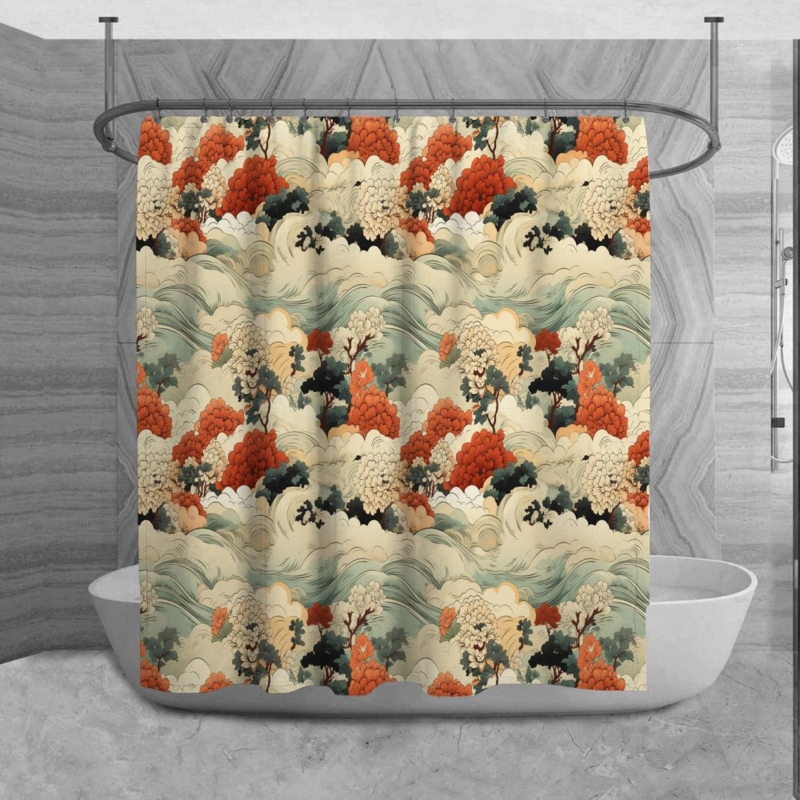 Cleaton Shower Curtains