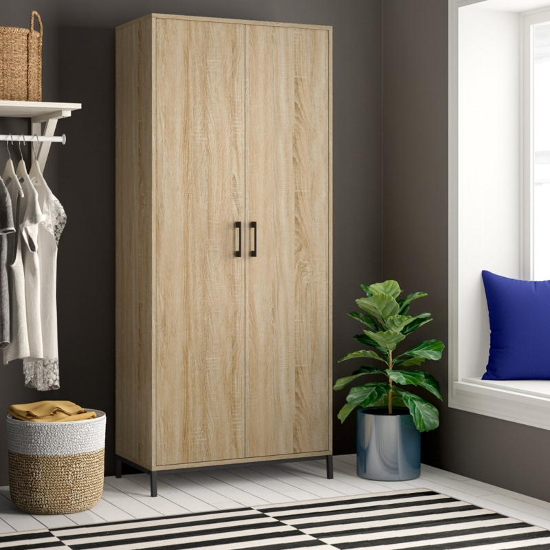 Clower 30'' Wide 7 - Shelf Storage Cabinet