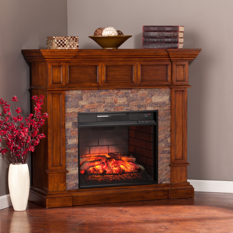 Corner Electric Fireplace Insert