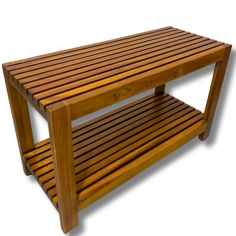 Collinge 30'' W Teak Shower Bench