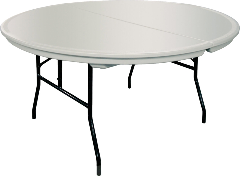 Commercialite Circular Folding Table (Set of 5)