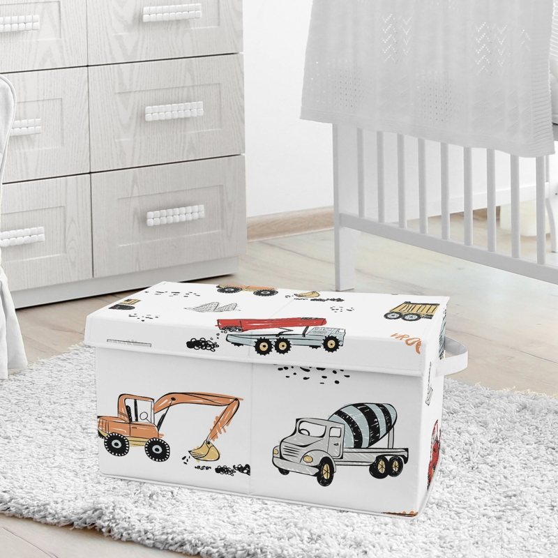 Construction Truck Toy Box