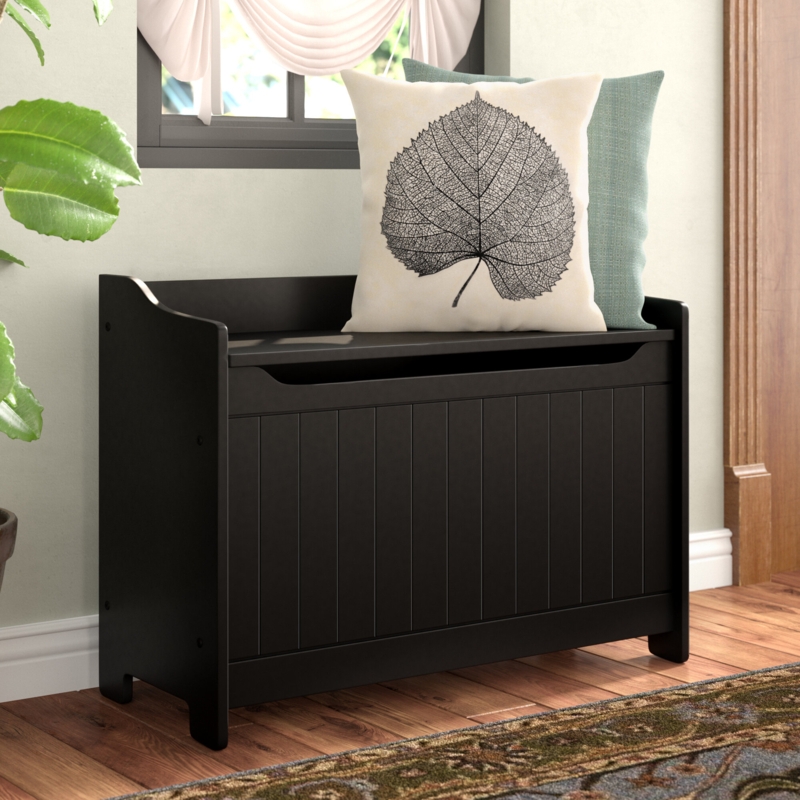 Cora Solid Wood Storage Bench