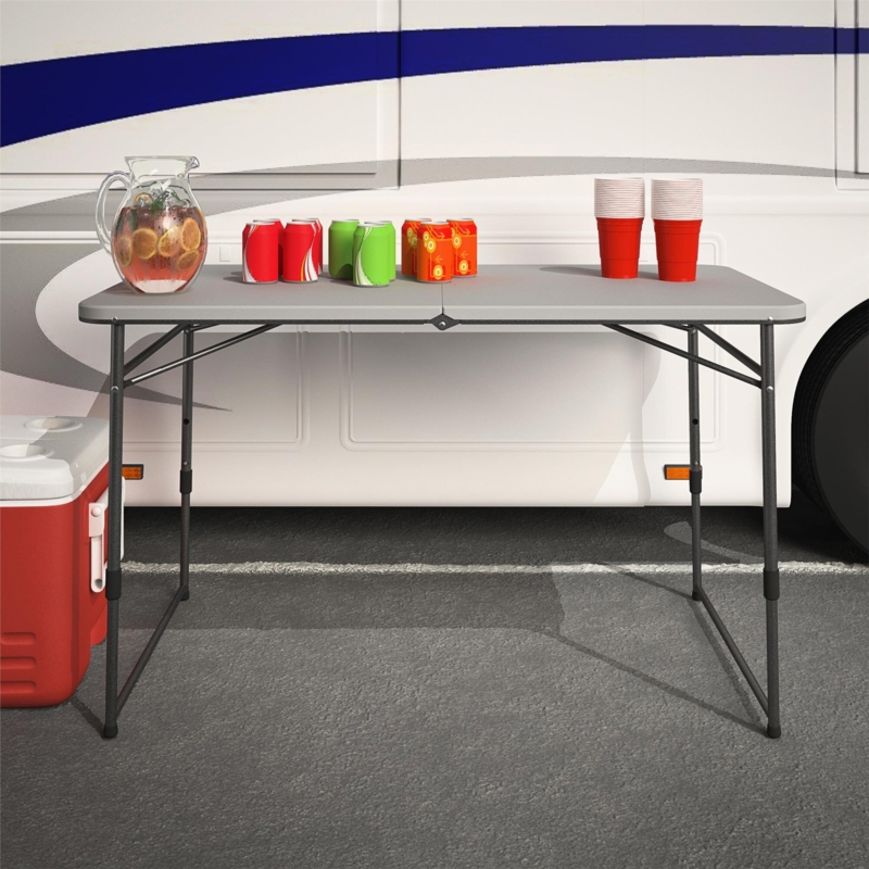 COSCO 4 ft. Fold-in-Half Portable Indoor/Outdoor Utility Table