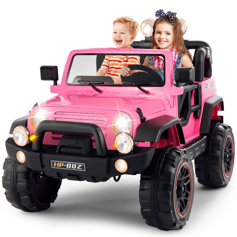 Cosvalve 12 Volt 2 Seater All-Terrain Vehicles Battery Powered Ride On with Remote Control