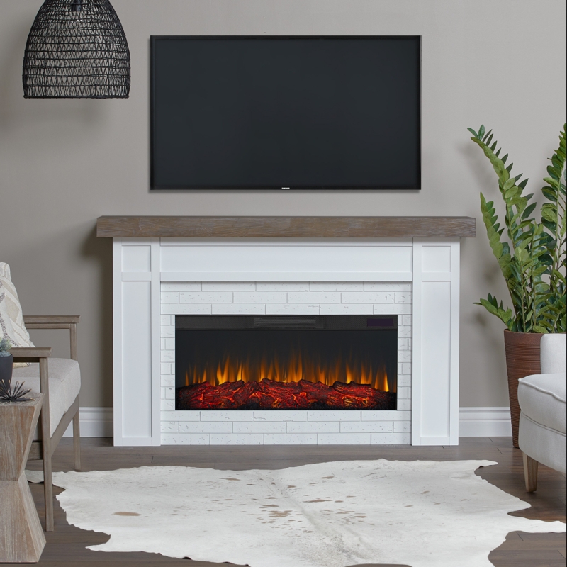 Cravenhall 64" Landscape Electric Fireplace by Real Flame