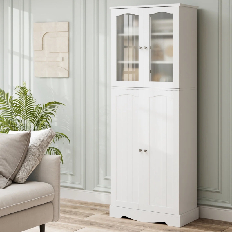 Croce Freestanding Linen Cabinet