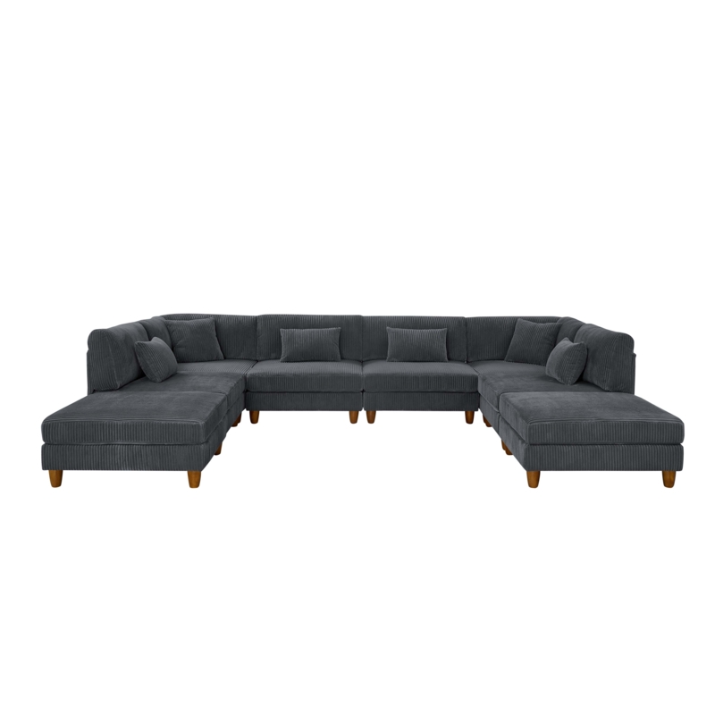 Cuadra 8 - Piece Corduroy Sectional