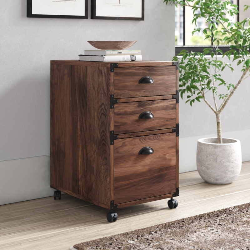 Cullowhee 15.6'' Wide 3 -Drawer Mobile File Cabinet