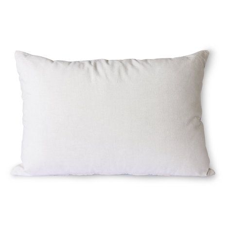 Cuscino in velluto a righe - blu ghiaccio 40x60cm - HK living