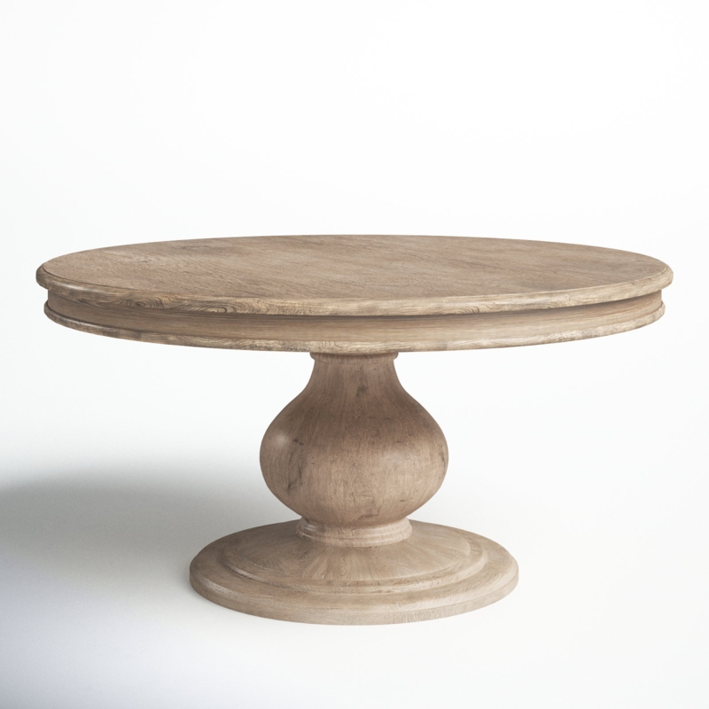 Dadeville Round Solid Wood Dining Table