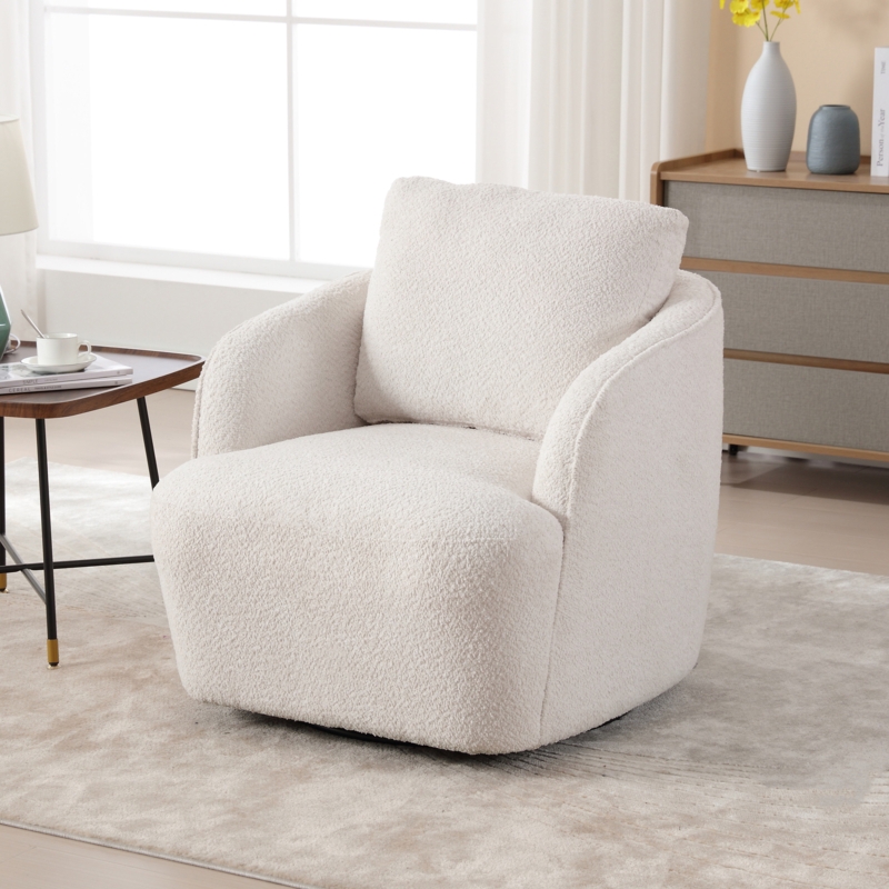 Dalbert 30.3'' Wide Swivel Barrel Chair