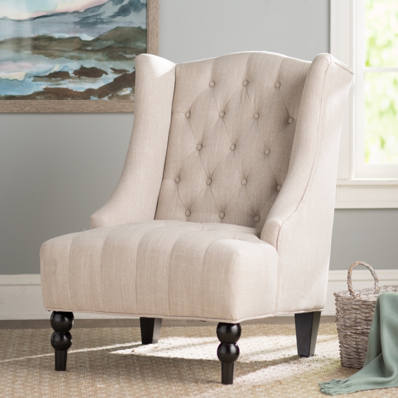 Danni-Lee Upholstered Wingback Chair