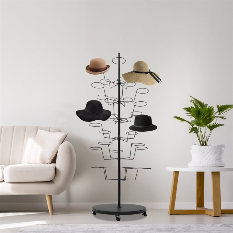 Danti Steel Freestanding 30 - Hook Coat Rack
