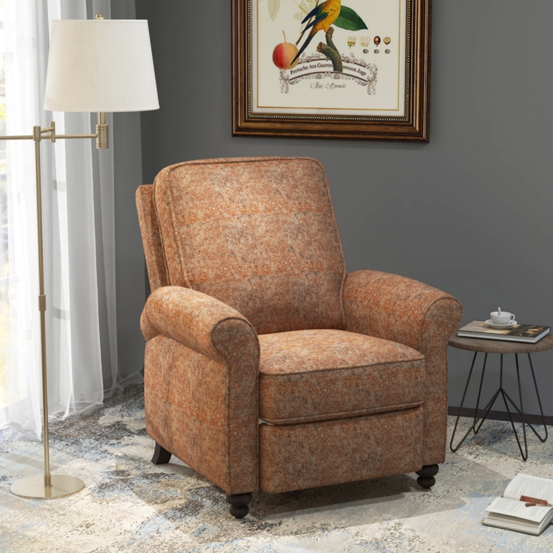 Darill 33.9" Wide Classic and Overstuffed Soft Pushback Recliner