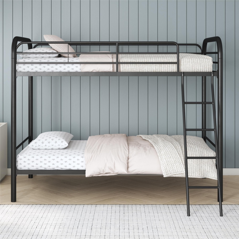 Daury Kids Twin Over Twin Bunk Bed