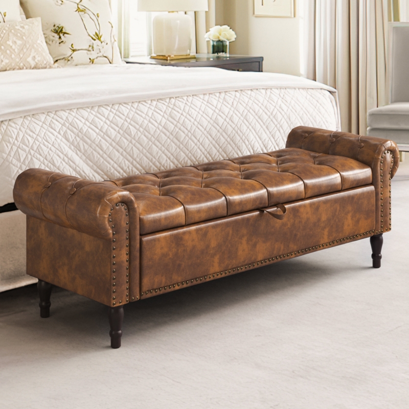 Dawsey Upholstered Storage Bench
