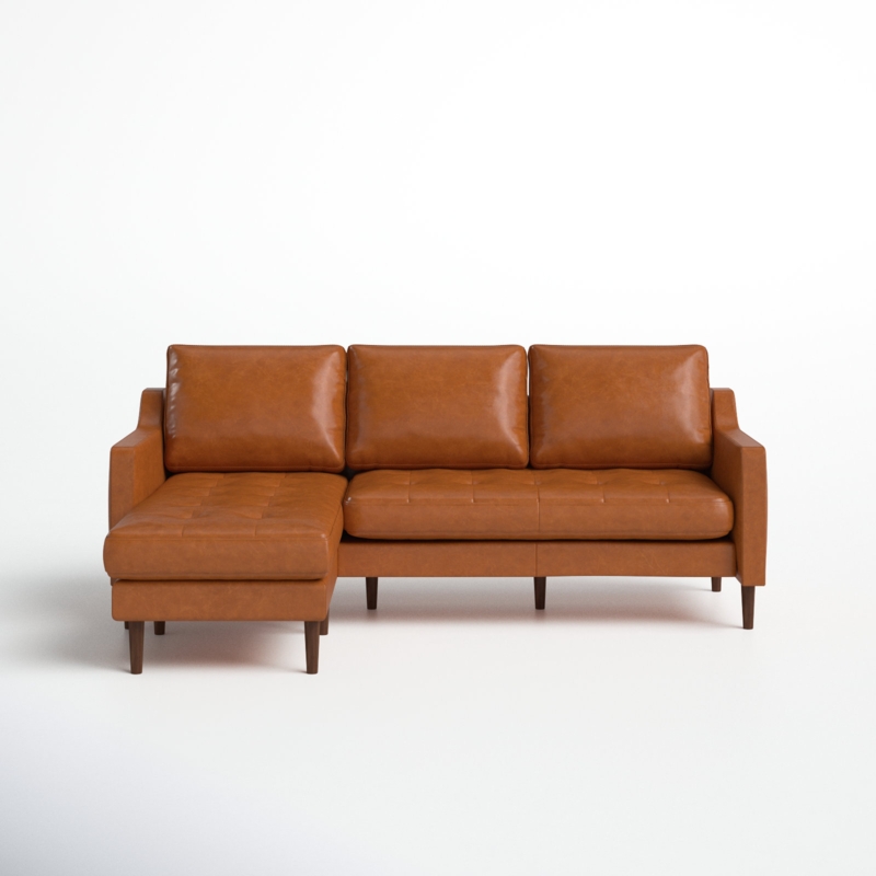 Daylen 2 - Piece Genuine Leather Chaise Sectional