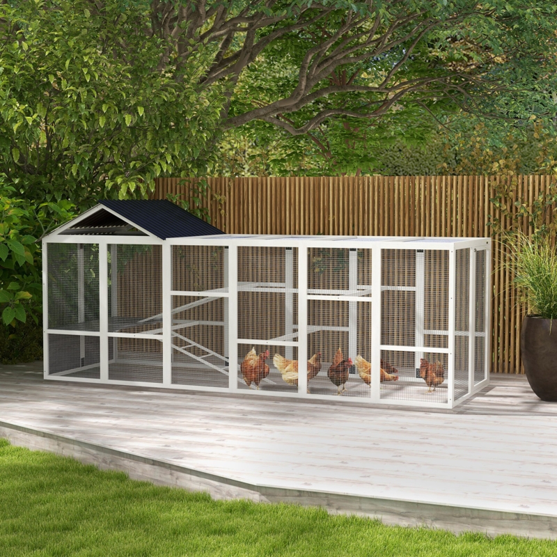 Dearl 47.25 Square Feet Chicken Run For Up To 5 Chickens