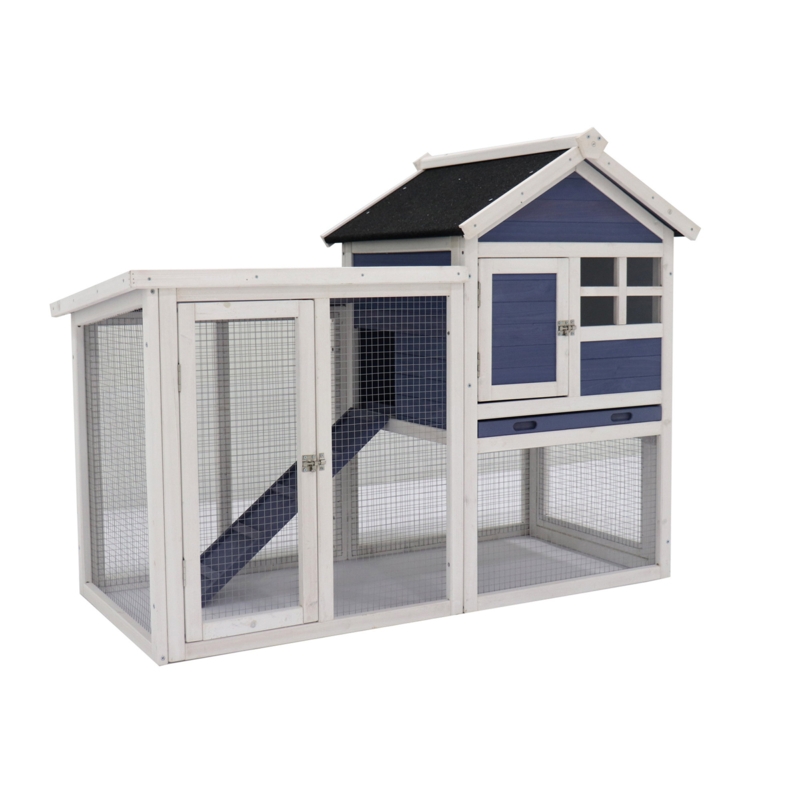 Dedi 8.13 Square Feet Chicken Coop with Chicken Run For Up To 2 Chickens