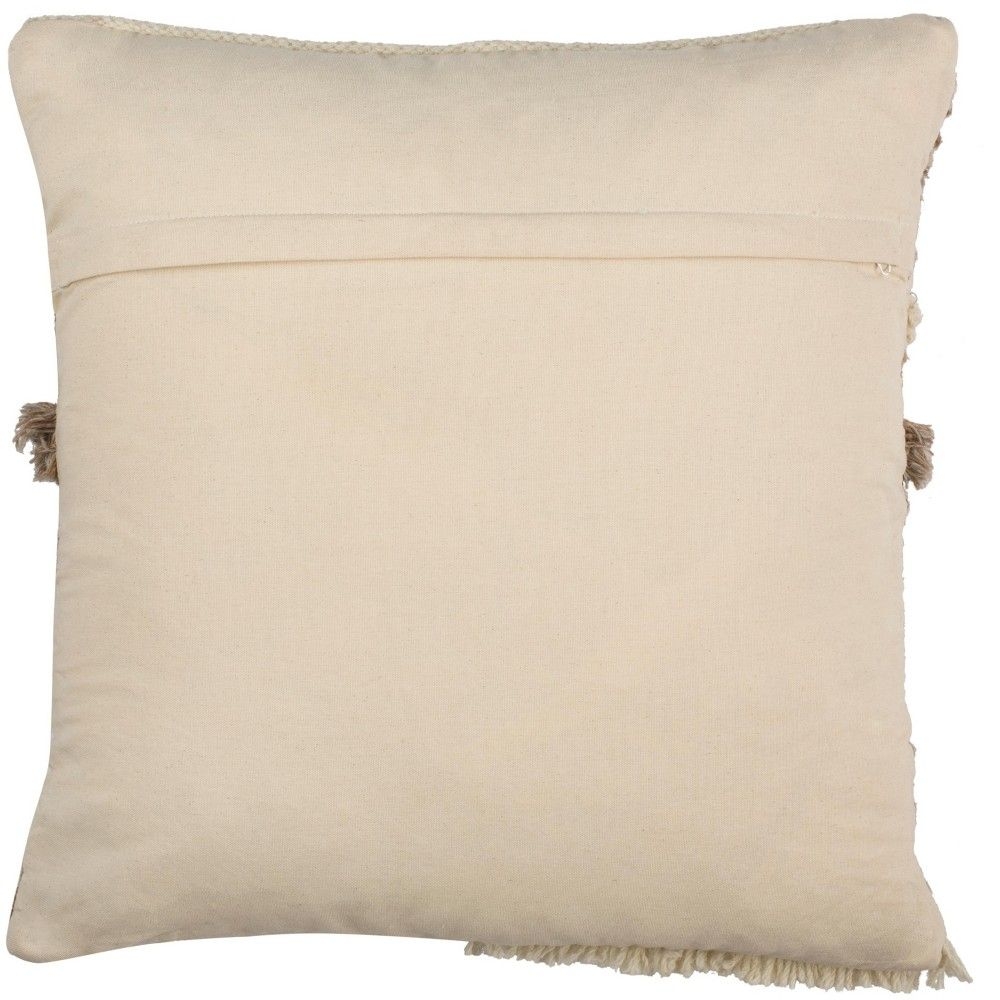 Demna Pillow - Beige/Grey - 20" x 20" - Safavieh