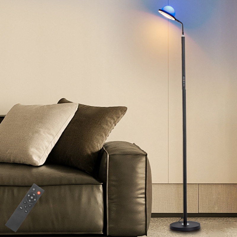 Devyne 68.5" RGB LED Reading Floor Lamp