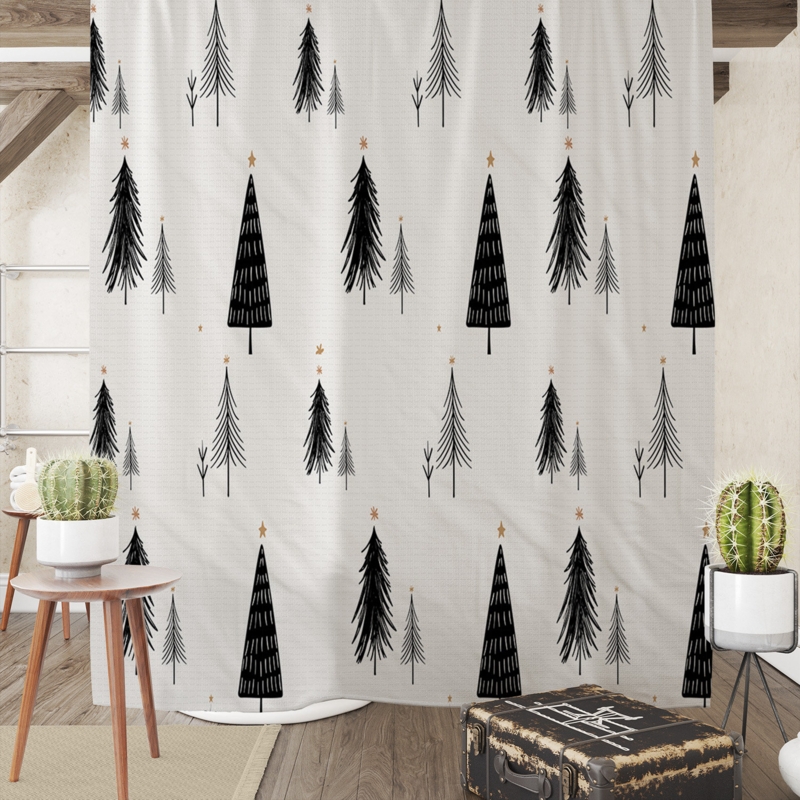 Dibb Floral Shower Curtain