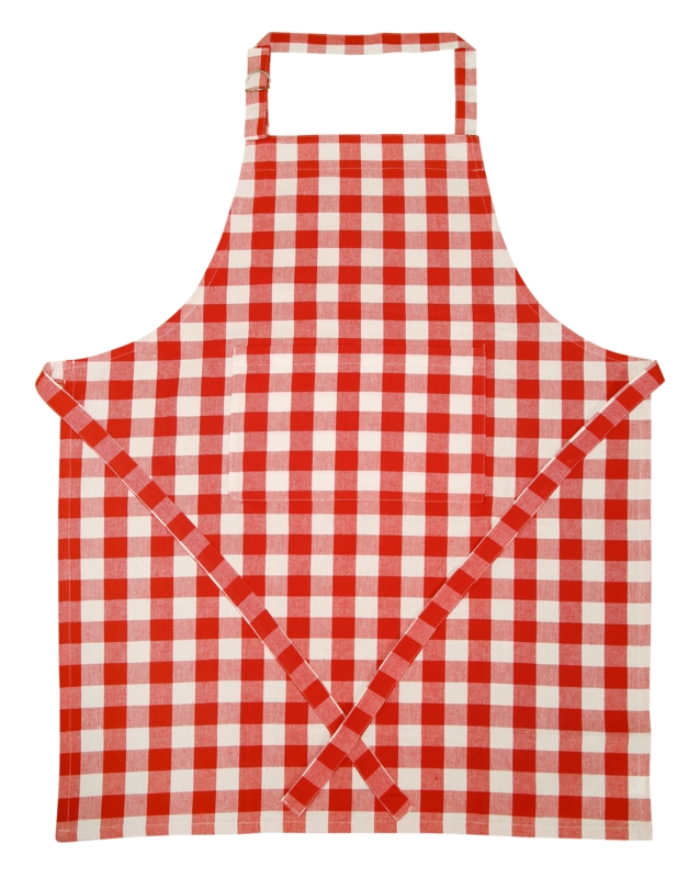 Dorine Plaid Cotton Bib Apron
