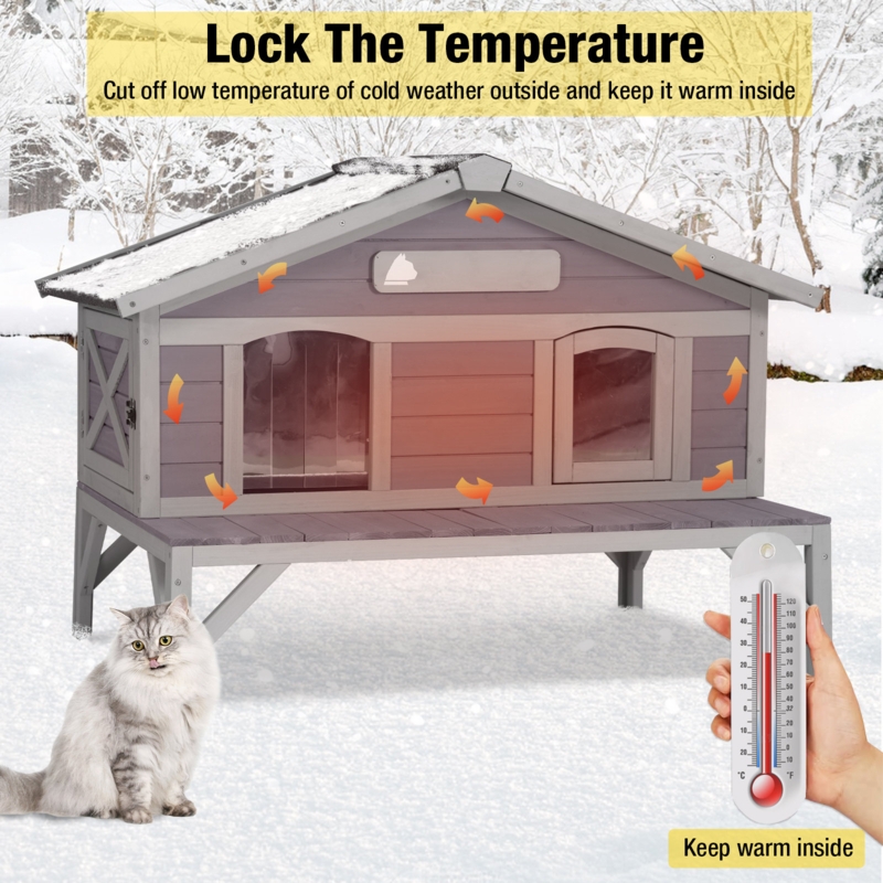 Draizy Heated Cat House