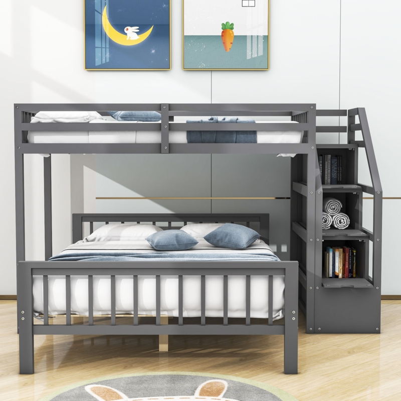 Duky Kids Twin Over Full Bunk Bed